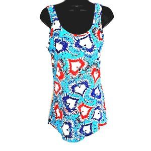 No Boundaries Women's Tie-Dye Tank Top Size L